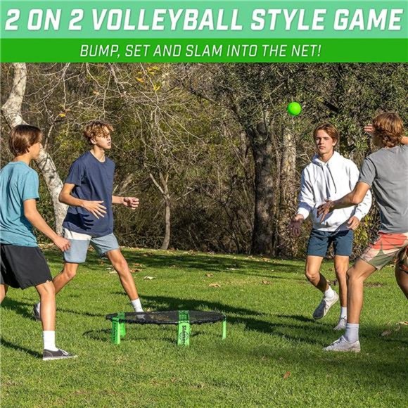 Slammo Game Set (Includes 3 Balls, Carrying Case and Rules) - Outdoor Lawn - Picture 3 of 6